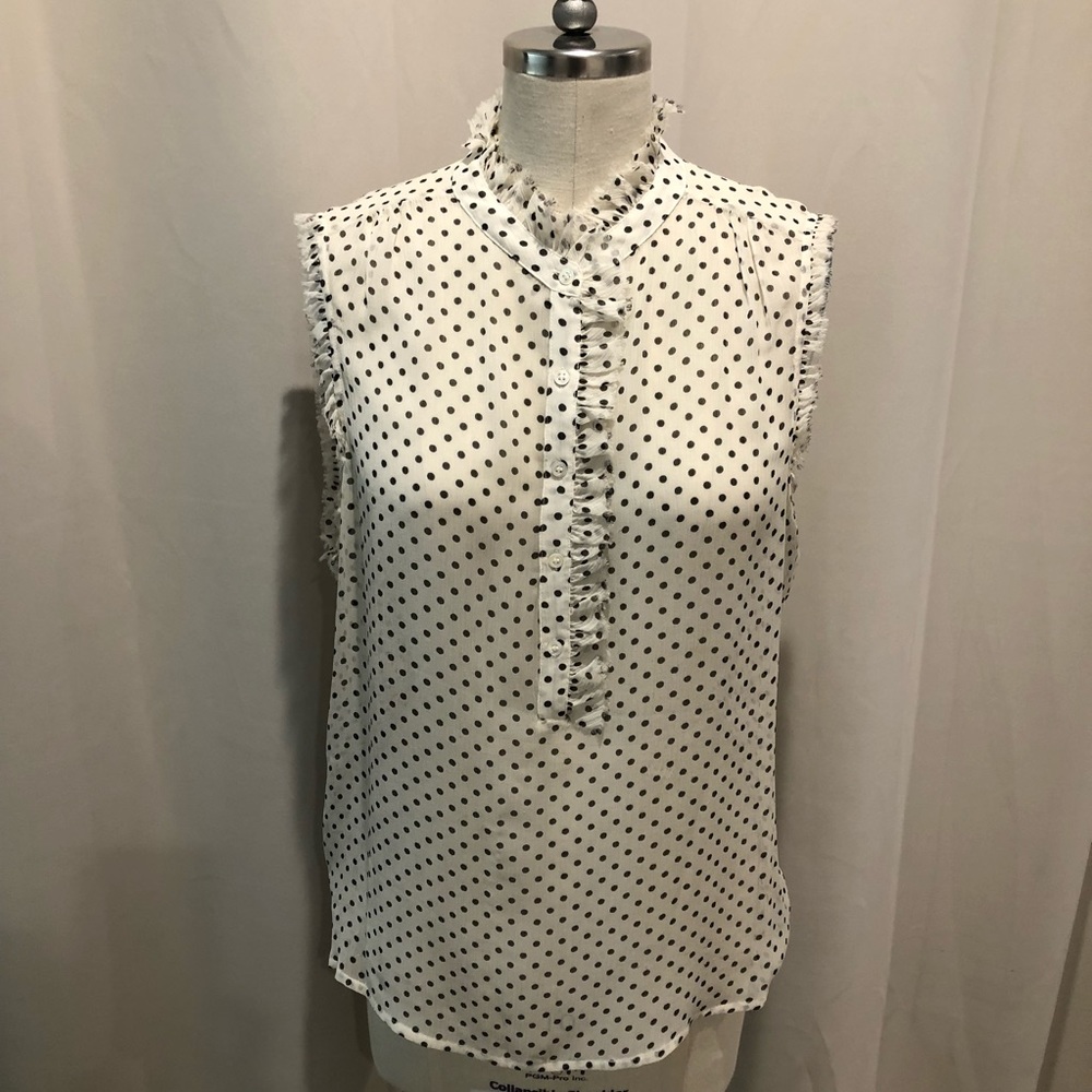 Saks fifth avenue black label sheer shell